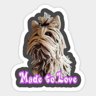 Handmade dog Sticker